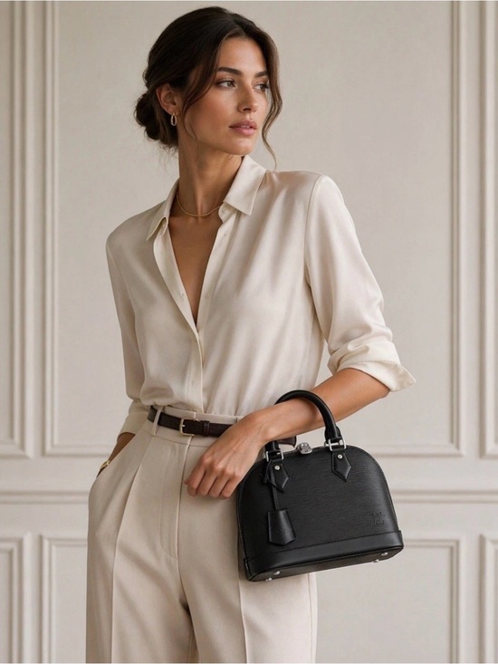 Louis Vuitton Handbags - Louis Vuitton Alma BB Bag Black Epi Leather With Dustbag And Box